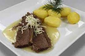 Oksespidsbryst med bagte tomater